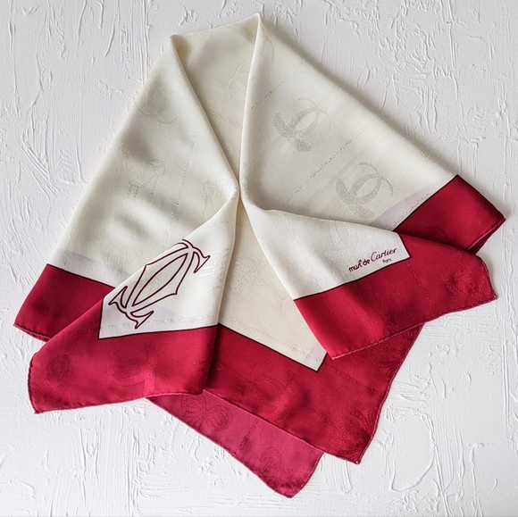 Cartier Accessories - Cartier silk scarf